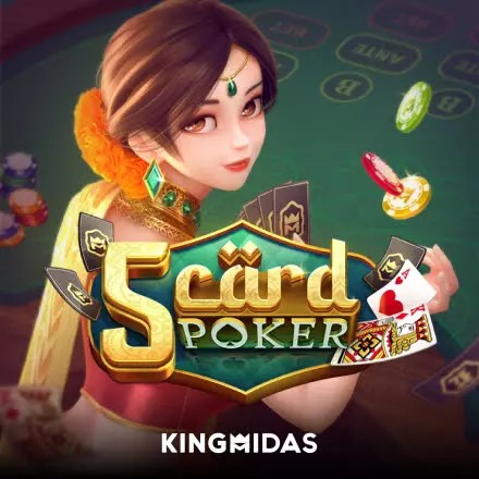 Table Games logo of 5 Card Poker from King Midas at CrownJewelz