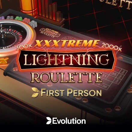 First Person XXXtreme Lightning Roulette by Evolution, showcased at crownjewelz.win – game logo